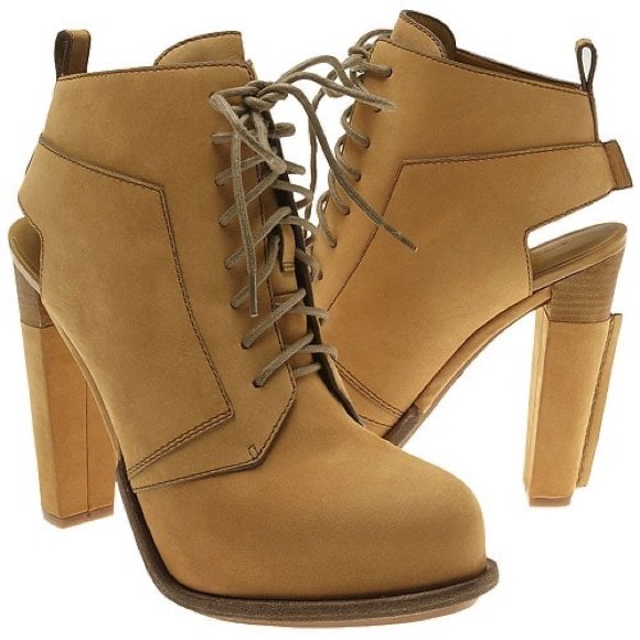 Alexander Wang Dakota Lace-Up Nubuck Ankle Boots size 37 Excellent Condition - Picture 12 of 13
